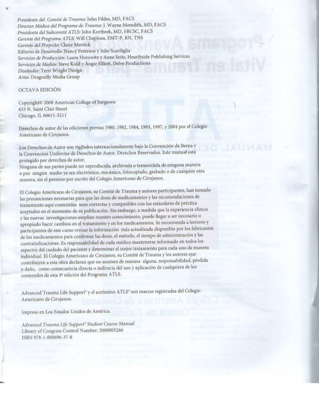 atls 8a edicion
